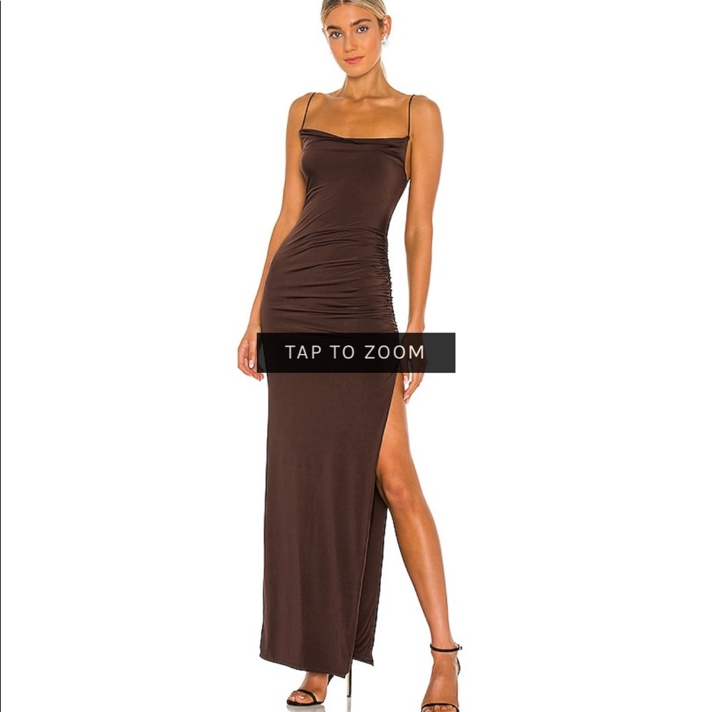 LOVERS + FRIENDS espresso xs dress